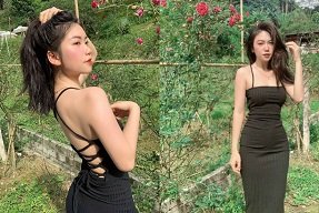 Lê Minh Nguyệt lộ clip sex địt nhau trong vườn hoa hồng